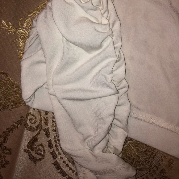 White Cropped Cardigan/Coverup - Picture 2 of 4